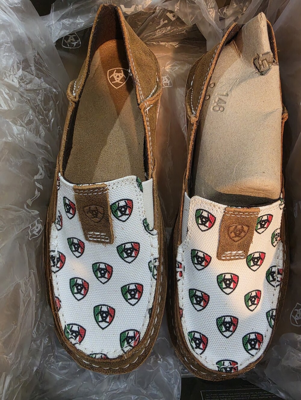 Ariat Mexico Print Canvas Slip-Ons